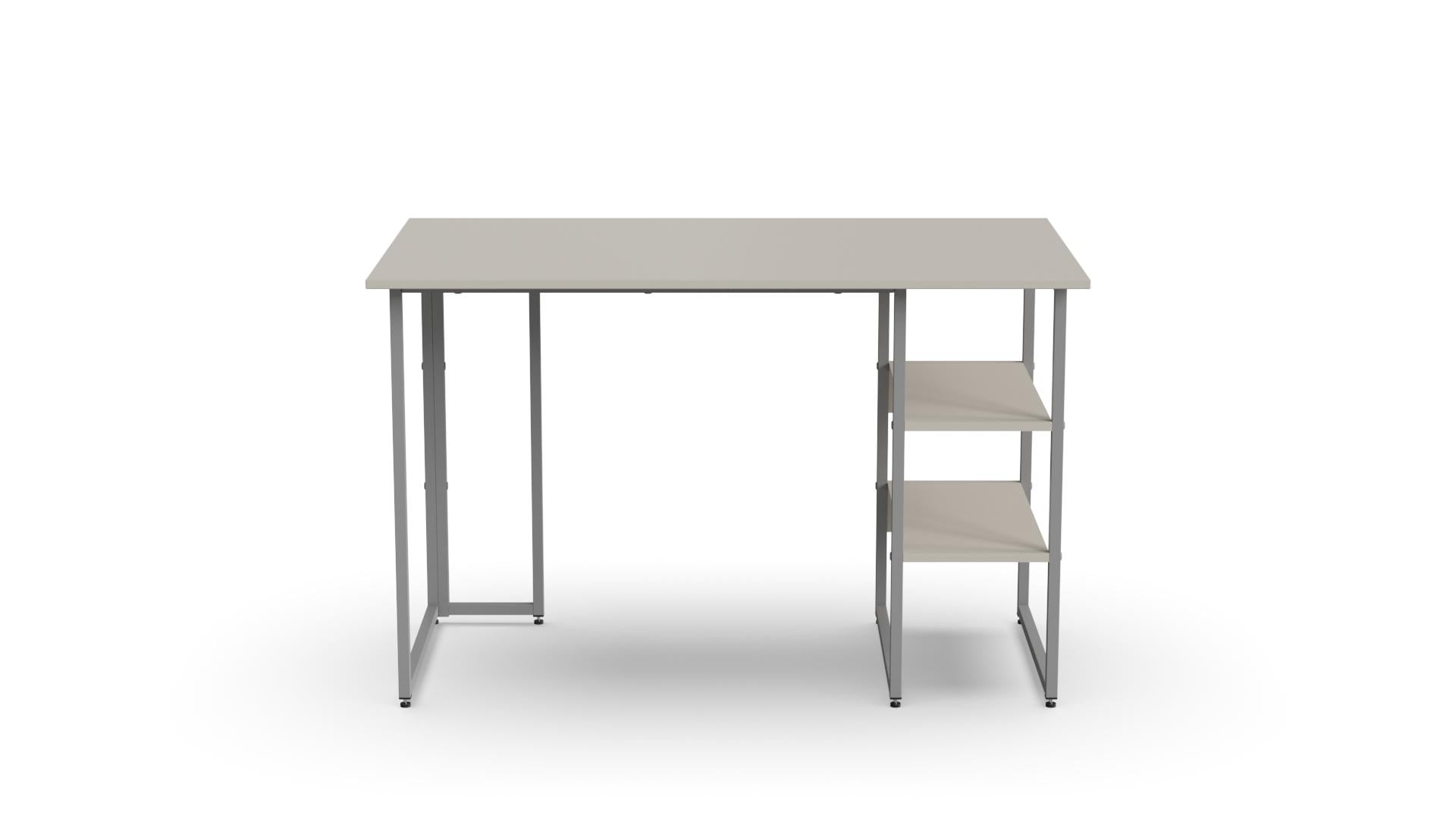 Стол письменный Ferrum-decor Кевин металл/ДСП 16 мм 75x120x70 см Серый/Кашемир (FRD-108143)