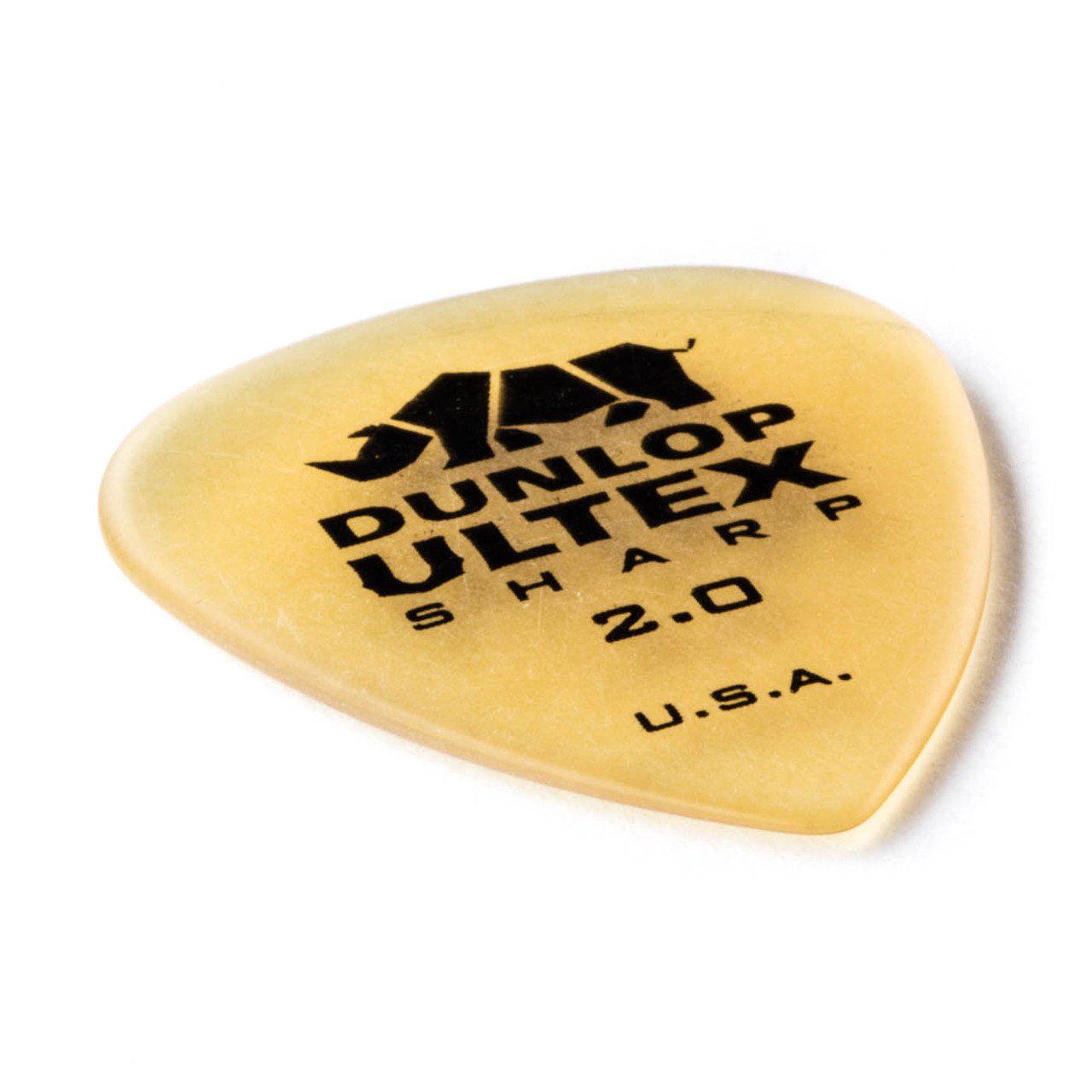 Медиатор Dunlop 433P2.0 Ultex Sharp 2,0 мм 6 шт. (116397) - фото 2