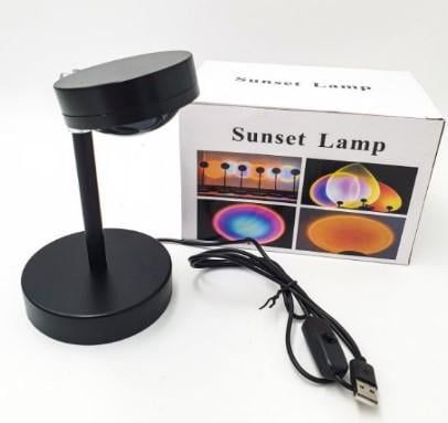 Светильник-лампа проекционный USB led Lamp UKC Sunset настольный - фото 3