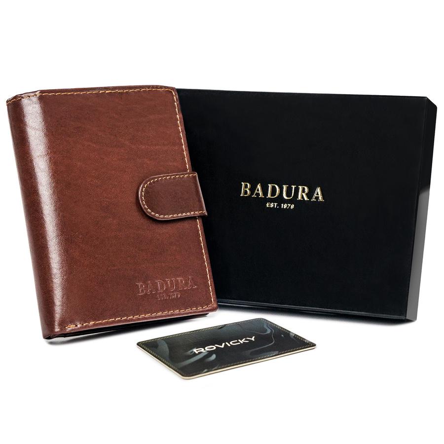 Кошелек мужской кожаный Badura PO_M034BR_CE
