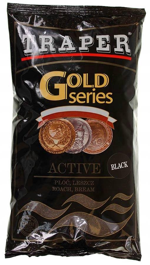 Прикормка Traper Gold Active Bleck 1 кг