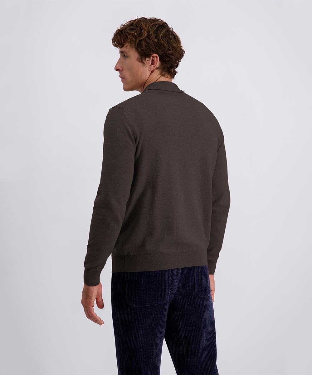 Поло чоловіче на довгий рукав 3X Коричневий (C5 51714.5133.8301-3X) - фото 4 Поло чоловіче на довгий рукав 3X Коричневий (C5 51714.5133.8301-3X) - фото 4