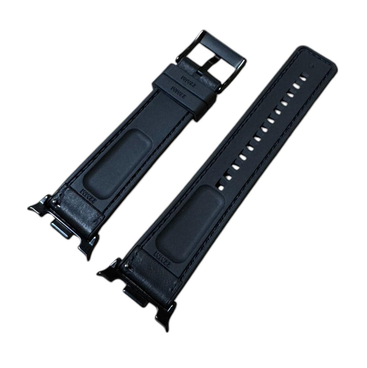 Ремешок для часов Primolux Leather Silicone Samsung Galaxy Watch 8 46 мм/44 мм/40 мм Black (2767642385) - фото 6 Ремешок для часов Primolux Leather Silicone Samsung Galaxy Watch 8 46 мм/44 мм/40 мм Black (2767642385) - фото 6