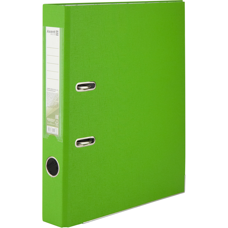 Папка-регистратор односторонняя PP D1713-30C 5 см собранная Салатовый (4250266242638)