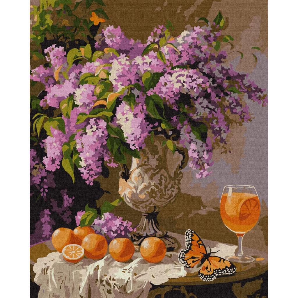 Набір для розпису по номерах Ideyka Бузковий аромат КНО5710 40x50 см (MTT-193446)