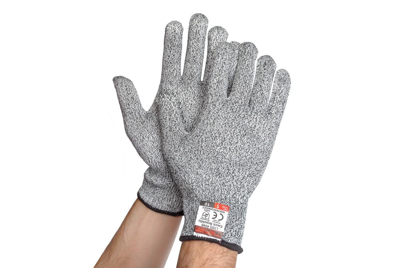 Перчатки защитные от порезов TEREX Серый