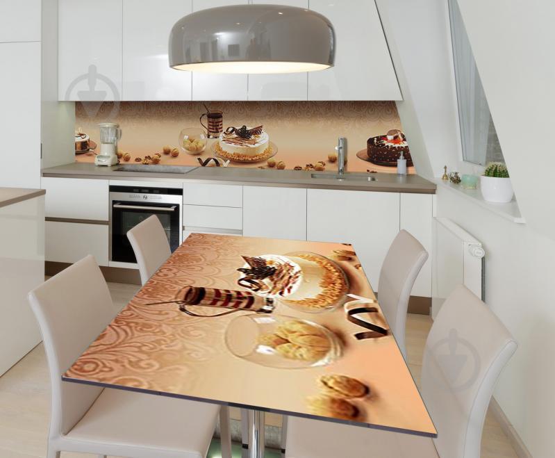 Наклейка виниловая на стол Zatarga "Тортик" 600х1200 мм Наклейка виниловая на стол Zatarga "Тортик" 600х1200 мм