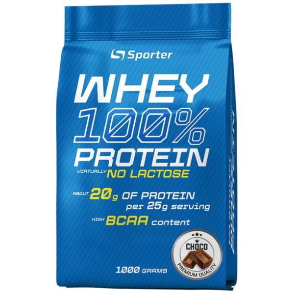 Протеин Sporter Whey 100% Protein Lactose Free 1000 г 40 порций Chocolate (000023828)