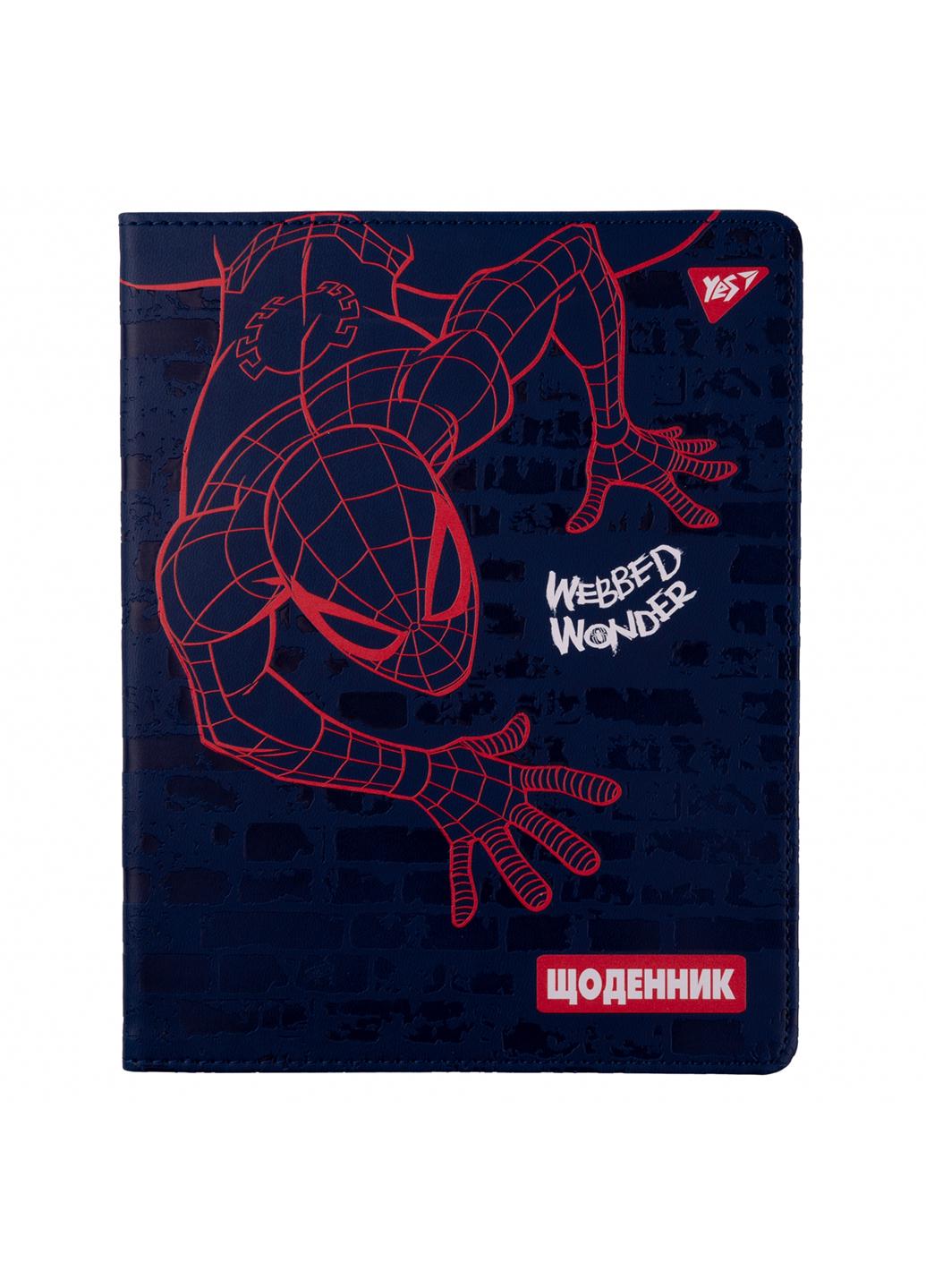 Шкільний щоденник YES Marvel Spiderman шкірозамінник (911389)