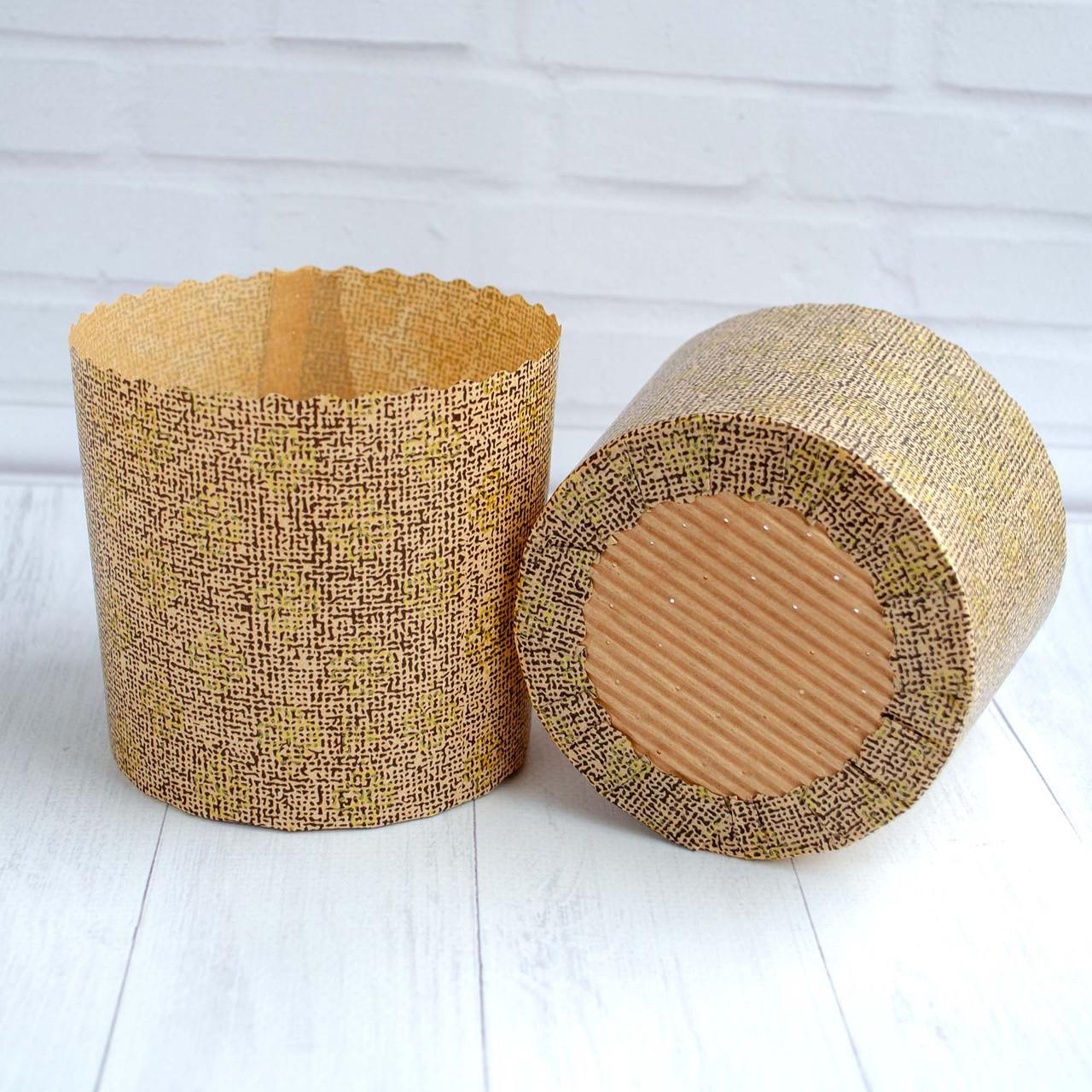 Форма для паски бумажная 110х85 мм тубус 100 шт. 300 г (50004)