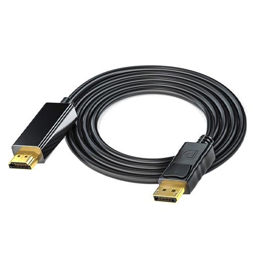 Кабель однонаправленный DisplayPort to HDMI 1,7 м (14ff12bb) - фото 1 Кабель однонаправленный DisplayPort to HDMI 1,7 м (14ff12bb) - фото 1