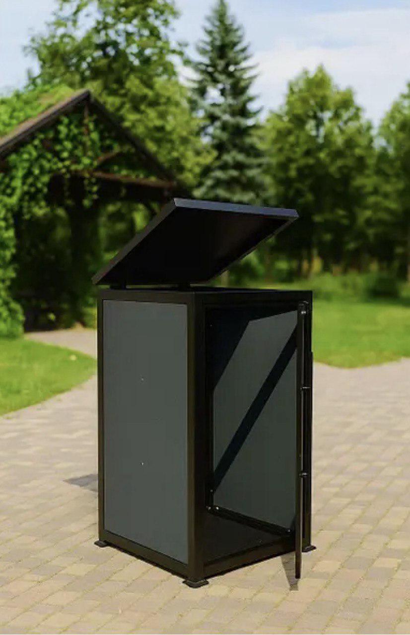 Короб під сміттєвий бак 1,1х0,68 м Сірий (0720)