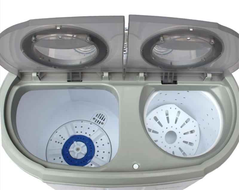 Стиральная машинка туристическая Camry CR 8052 с центрифугой до 3 кг 450 Вт Серый - фото 3