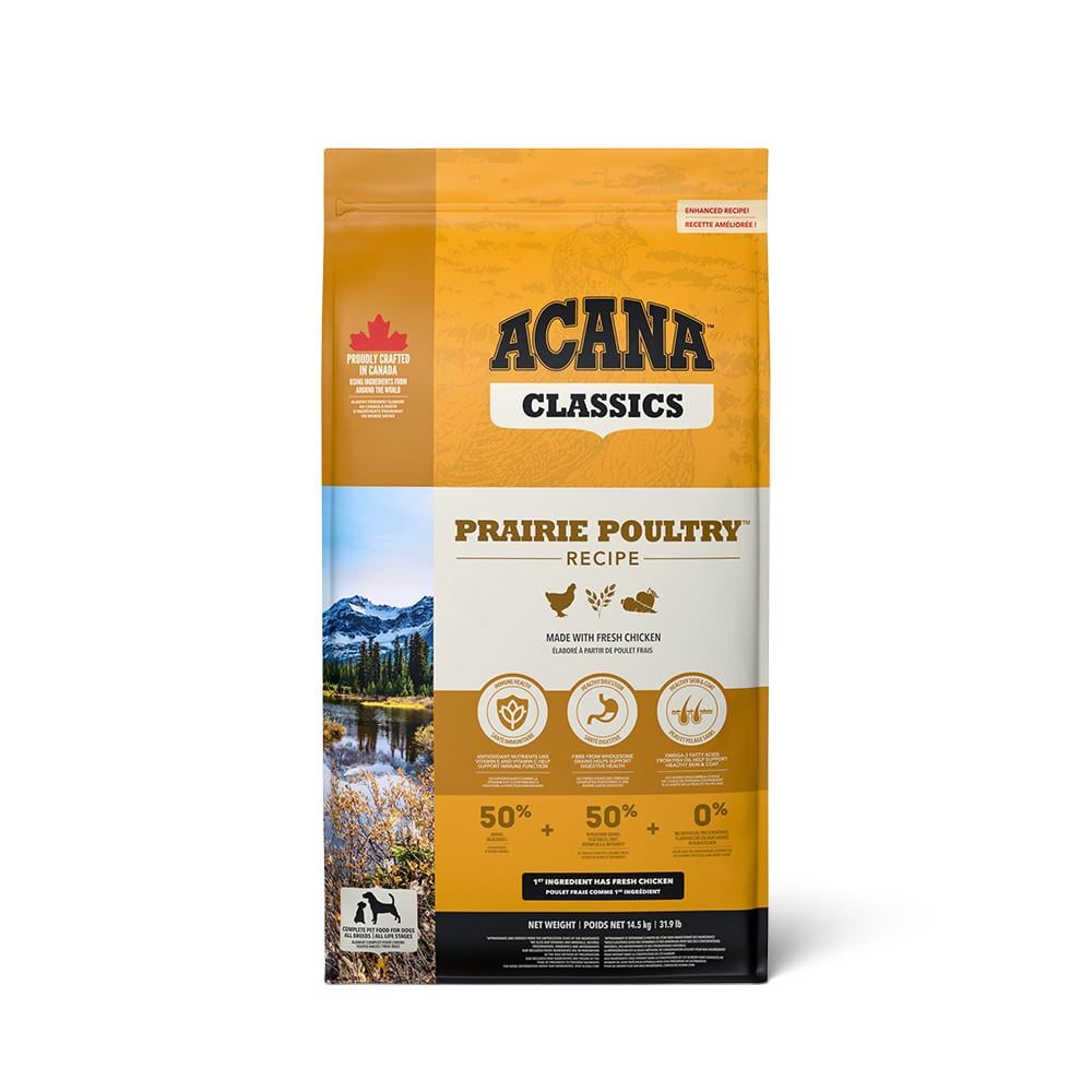 Корм сухой Acana Prairie Poultry для собак всех пород и всех стадий жизни 14,5 кг (а56017)