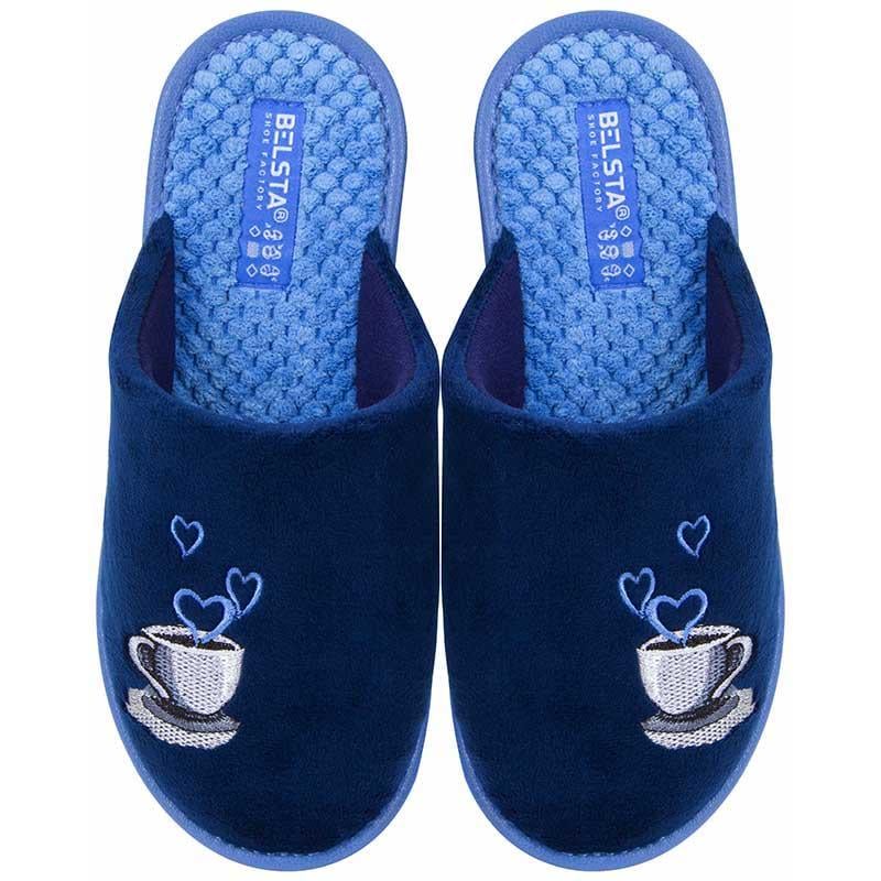 Домашние тапочки женские БЕЛСТА 89-7k теплые р. 38 Синий