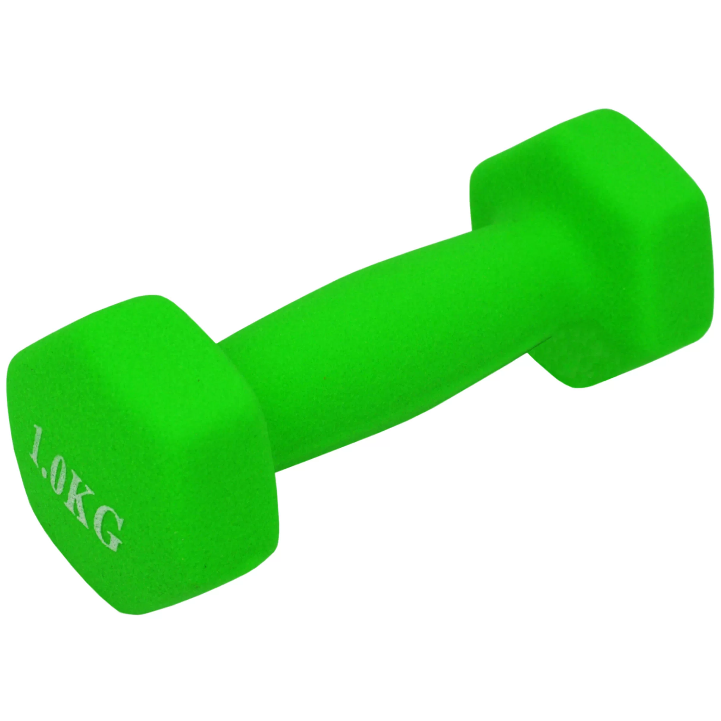 Гантелі U-Power Fitness Mad 1х1 кг Салатовий (U17012) - фото 1