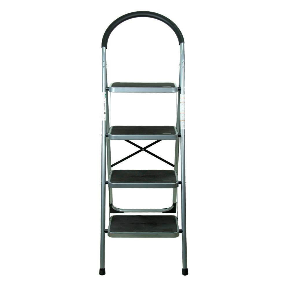 Стремянка стальная Flora 4 ступенчатая (5035334) - фото 2 Стремянка стальная Flora 4 ступенчатая (5035334) - фото 2