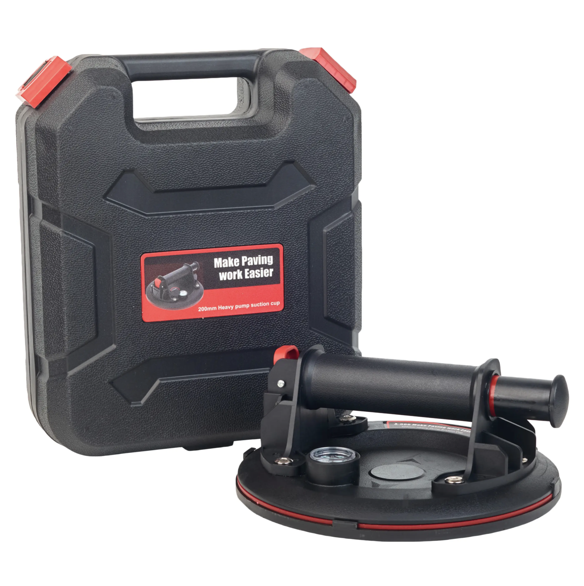 Вакуумная помповая присоска с манометром NOVQO X-02 (NQA-005)