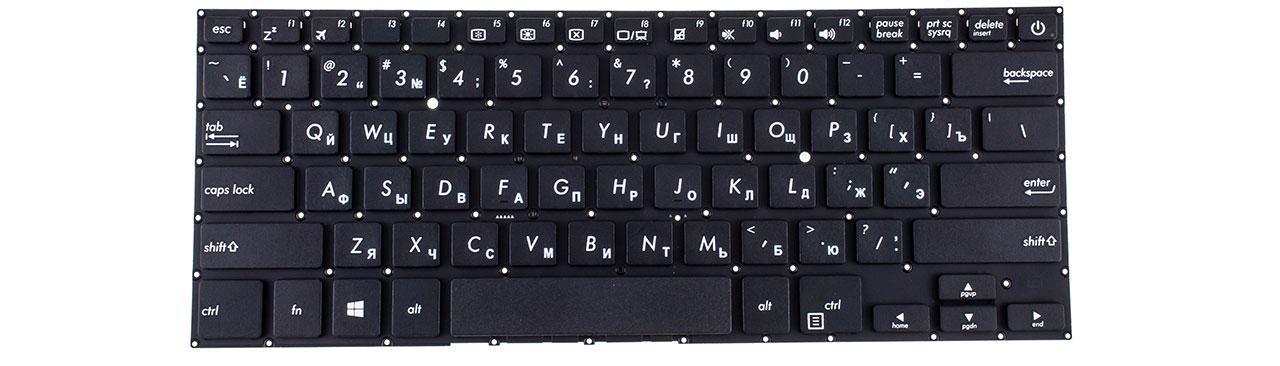 Клавиатура для ноутбука Asus R420 R420SA матовая (0KNB0-F102RU00)