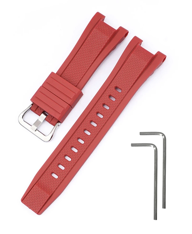 Ремінець для Casio G-Shock GST-W300 Red SI (3852)