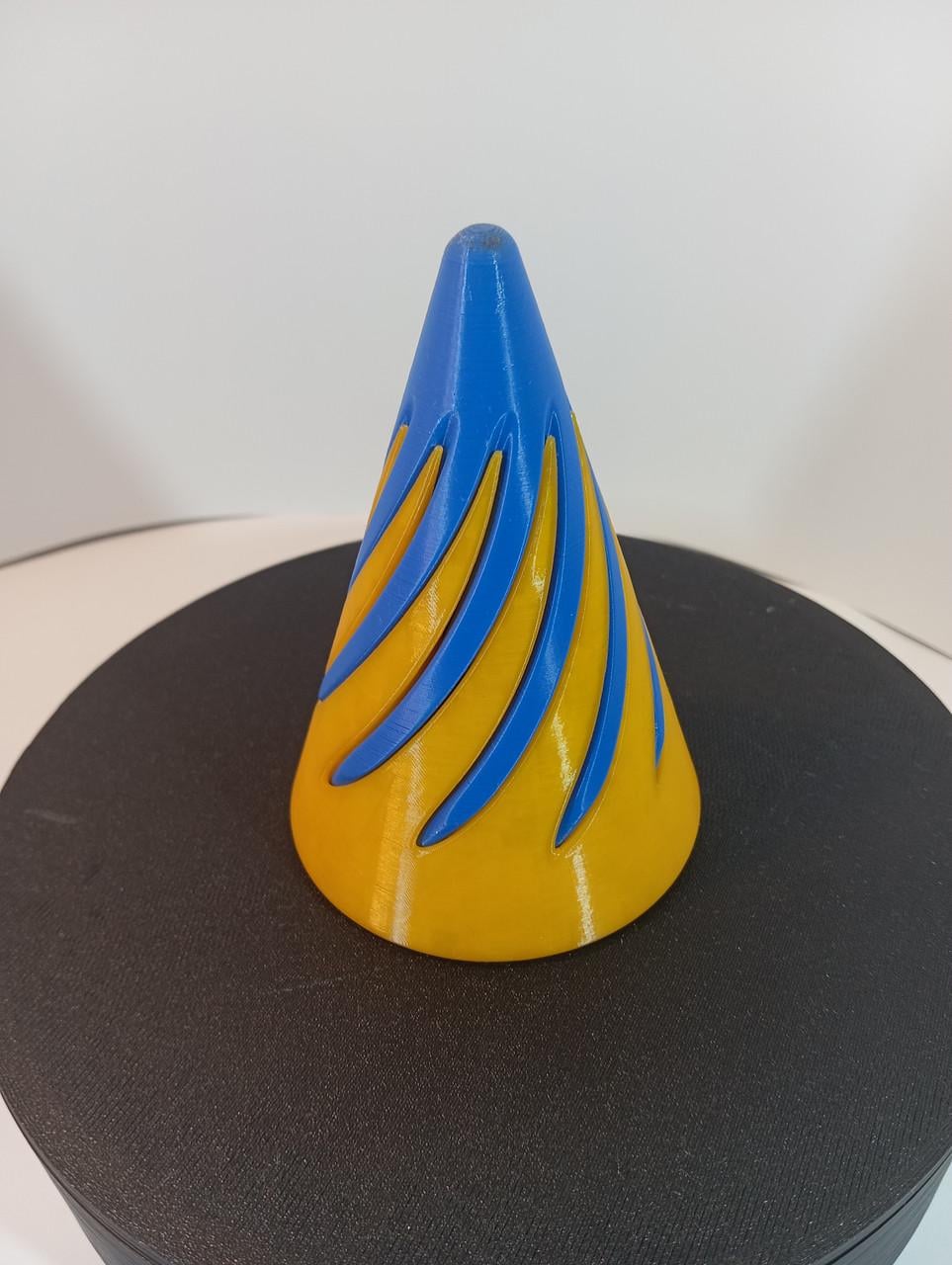 Спираль-конус фиджет антистресс-игрушка Spiral Cone Fidget Toy 3D-печать FDM технология