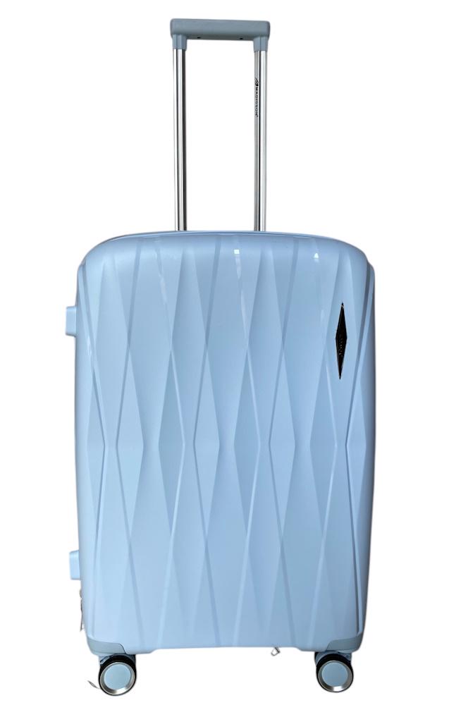 Чемодан средний Madisson Snowball 51103 полипропилен M Голубой - фото 1