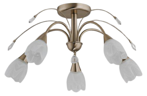 Люстра Alfa Baster современная Gold (22805)