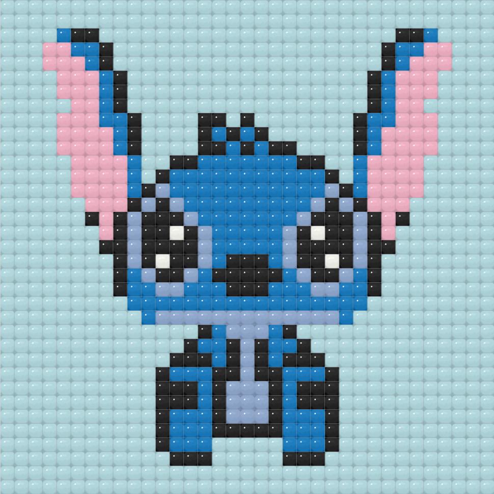 Алмазная мозаика мини Оригами Stitch Стич 10х10 см