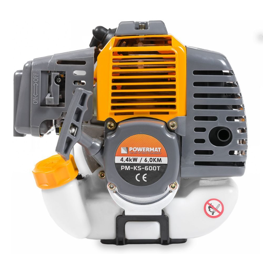 Двигун двотактний бензиновий Powermat KS-600T-SI 49 см³ 4,4 кВт 2,2 к.с.