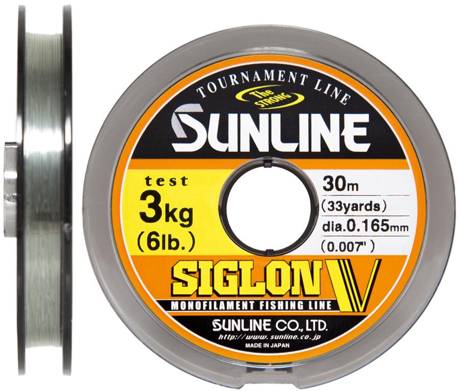 Волосінь Sunline Siglon V 30 м 1,0 0,165 мм 3 кг 6lb