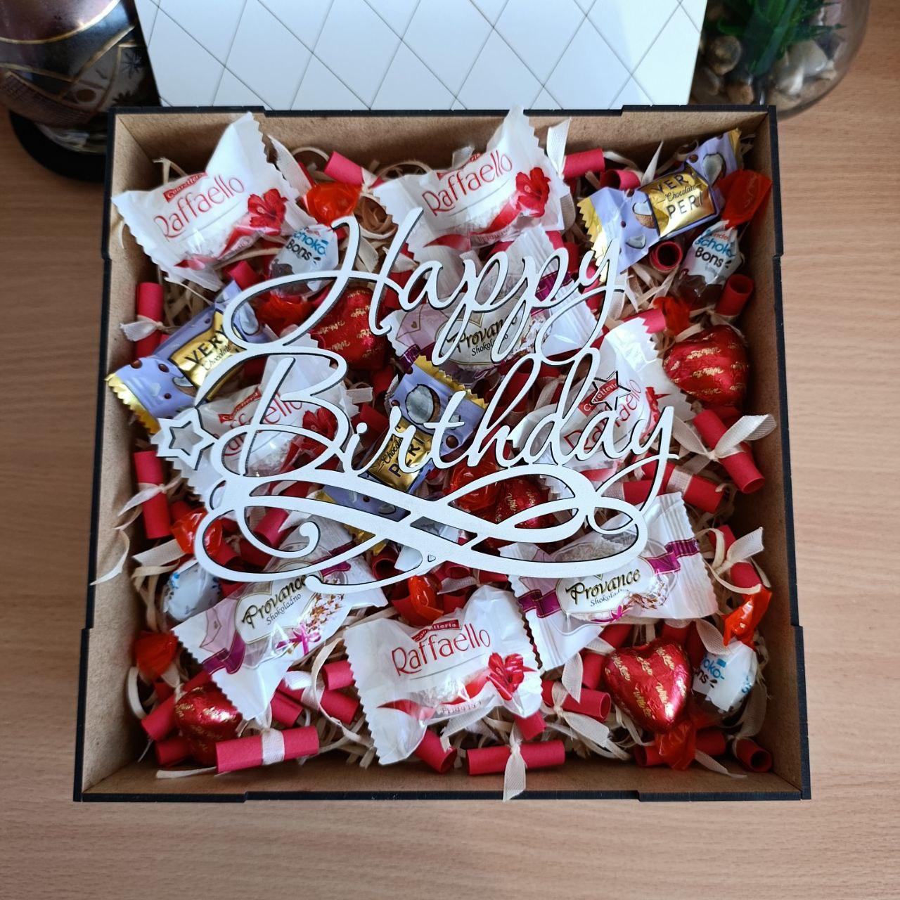 Бокс з цукерками та 101 причиною чому я тебе люблю для дівчини на день закоханих/8 березня (ar293) - фото 2