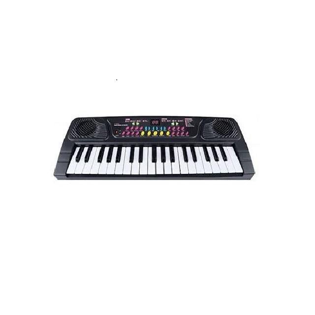 Дитяче піаніно Limo Toy на батарейках/з мікрофоном/37 клавіш/6 мелодій Black (135229)