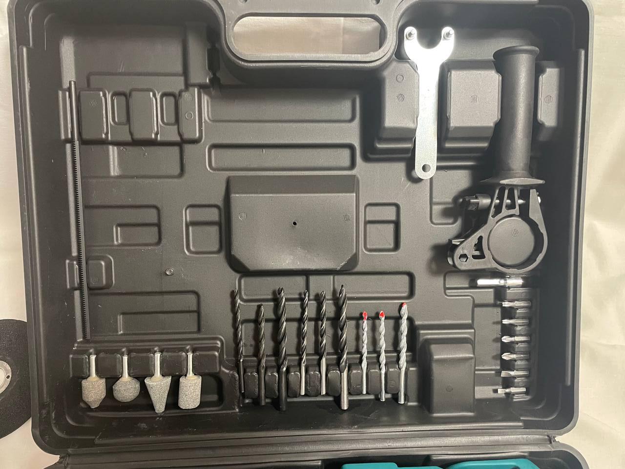 Набір електроінструментів в кейсі дриль/лобзик/болгарка Alfarid 3в1 - фото 4 Набір електроінструментів в кейсі дриль/лобзик/болгарка Alfarid 3в1 - фото 4