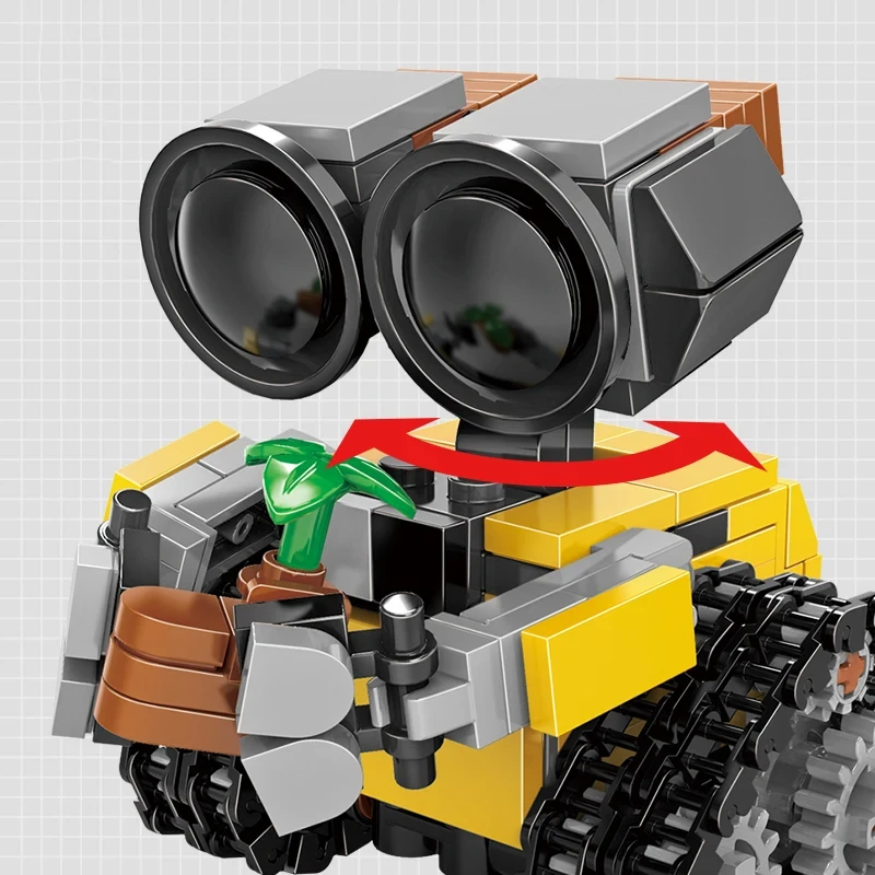 Конструктор MINISO робот Валлі (30220266) - фото 3 Конструктор MINISO робот Валлі (30220266) - фото 3