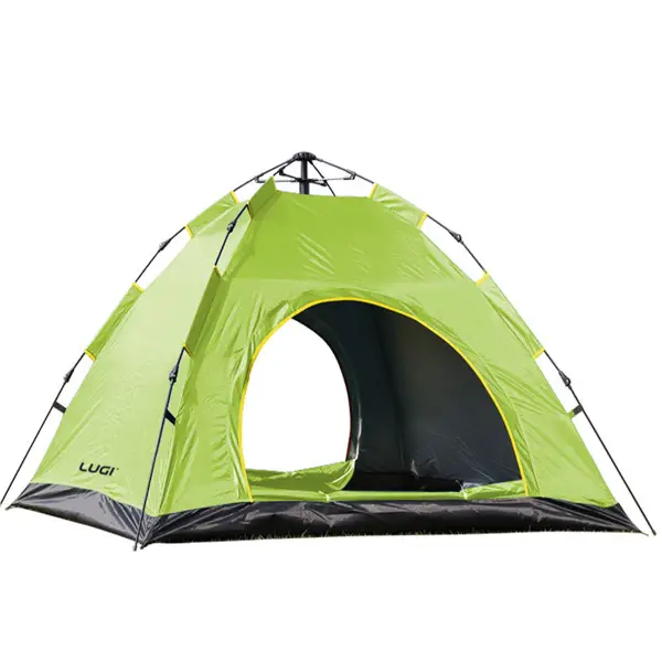 Палатка туристическая 2-местная автоматическая 200х200х140 см Салатовый (f4ea7331)