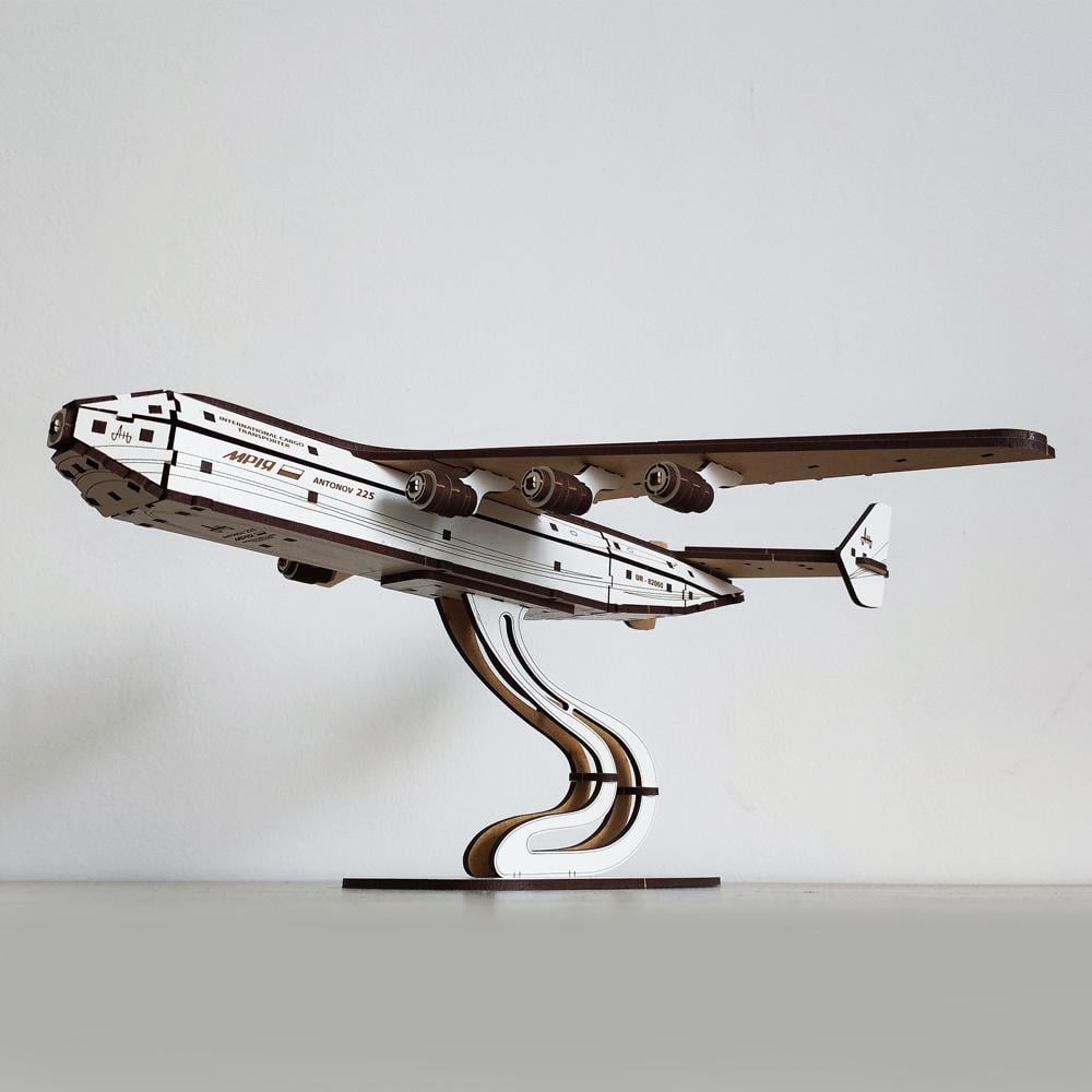 Конструктор літак 3DBRT Українська Мрія АН 225 Білий