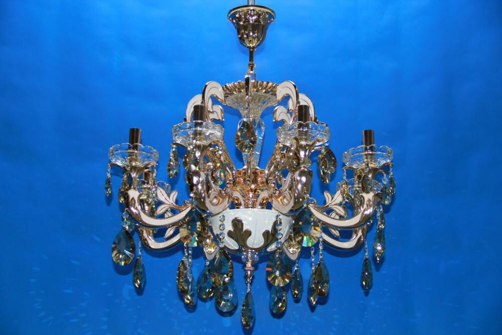 Люстра свеча Ray L77022/8 SGD (IR007165) Люстра свеча Ray L77022/8 SGD (IR007165)