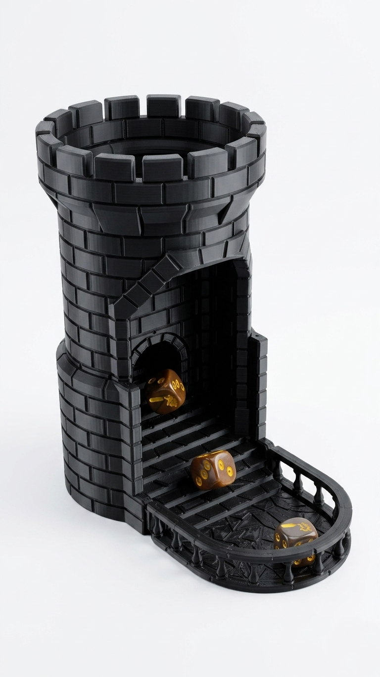 Башня для настольных игр Dice Tower SmashGate Черный (0699-3)