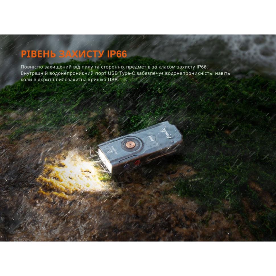 Ліхтар наключний Fenix E06R Turquoise (E06R-TQ) - фото 13 Ліхтар наключний Fenix E06R Turquoise (E06R-TQ) - фото 13