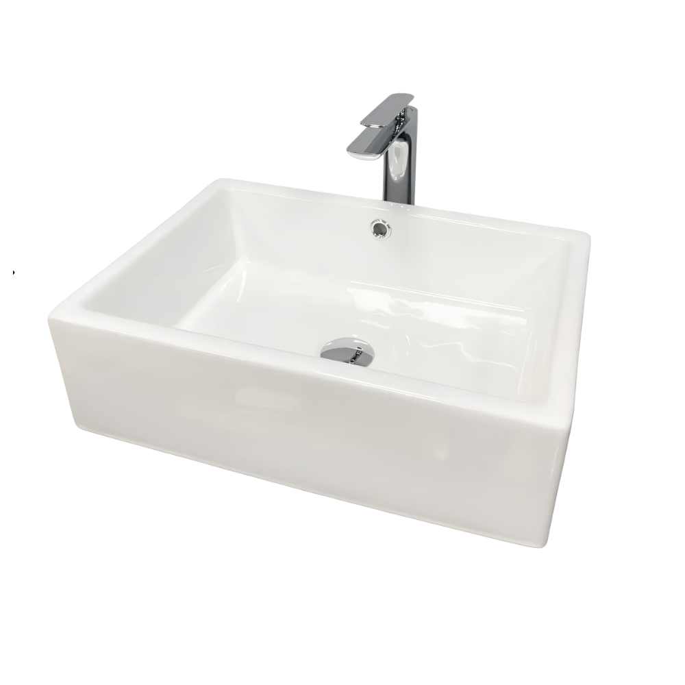 Раковина накладная VBI Castello прямоугольная 355x510 мм White (RM-VBI-015200)