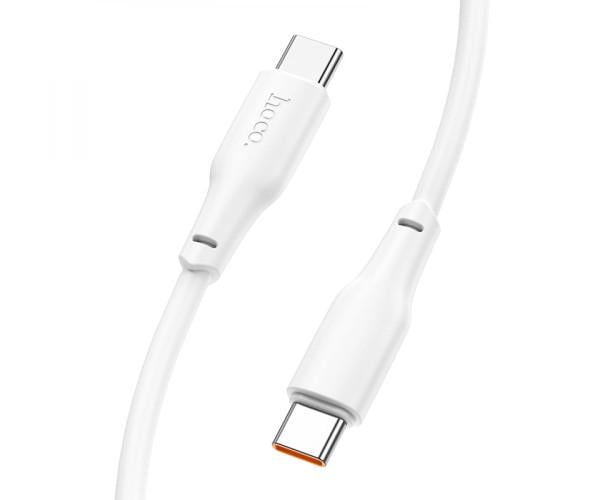 Кабель USB Hoco X93 Force Type-C to Type-C 60W 3А 2 м White - фото 7