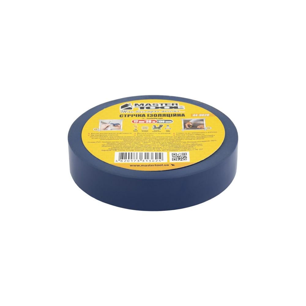 Изоляционная лента MasterTool 17ммх20м 10 шт. Синий (44-9020)