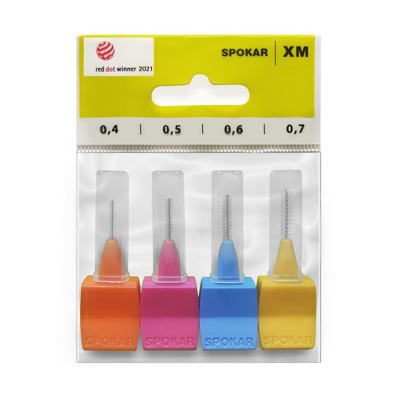 Ершики межзубные Spokar XM прямые Микс 4 шт. (6803)