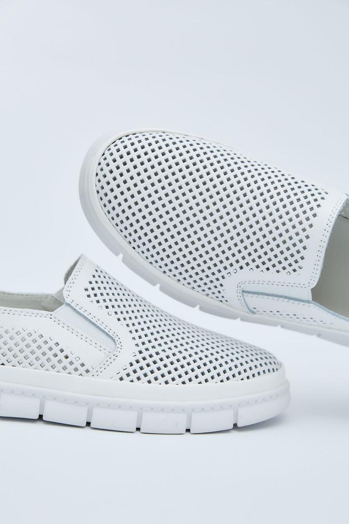 Мокасини LONZA 198383 р. 37 Білий (21172_37) - фото 4