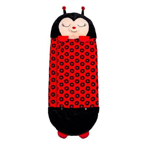 Спальный мешок детский божьей коровкой 110х45х10 см со встроенной подушкой (31457633)