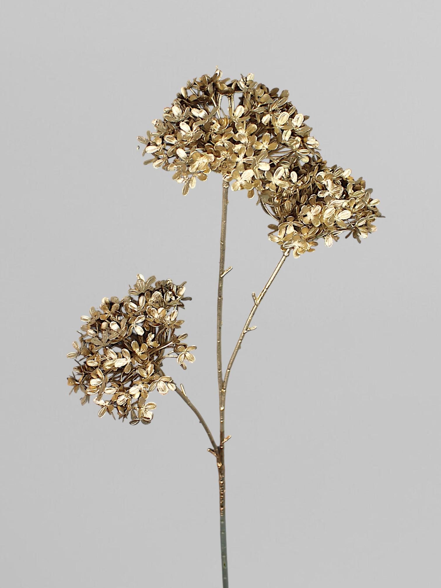 Декоративная ветвь гортензии 64 см Шампань (Р03142)