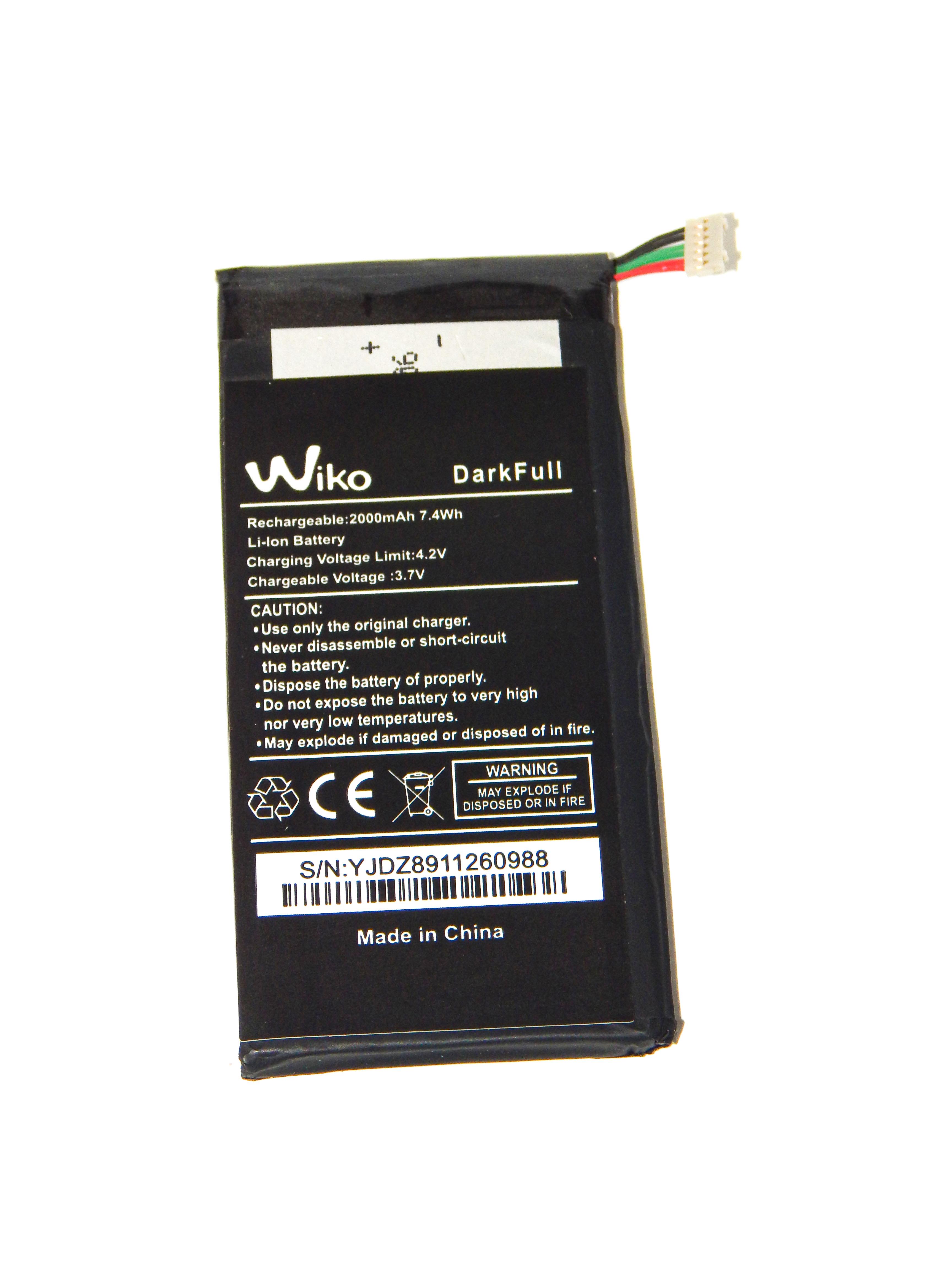 Аккумулятор для WIKO DarkFull TLG15E29 2000 mAh 3,7V (000004053)