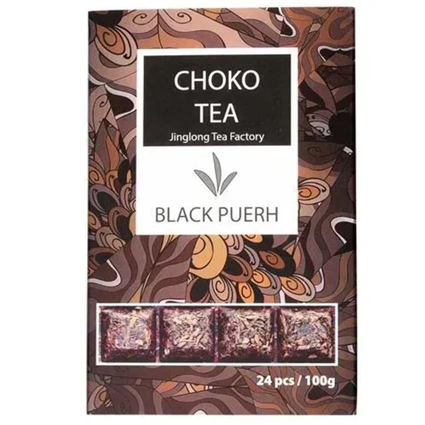 Чай Пу Эр Шу Цзин Лун Путешественник плитка 100 г (40028)