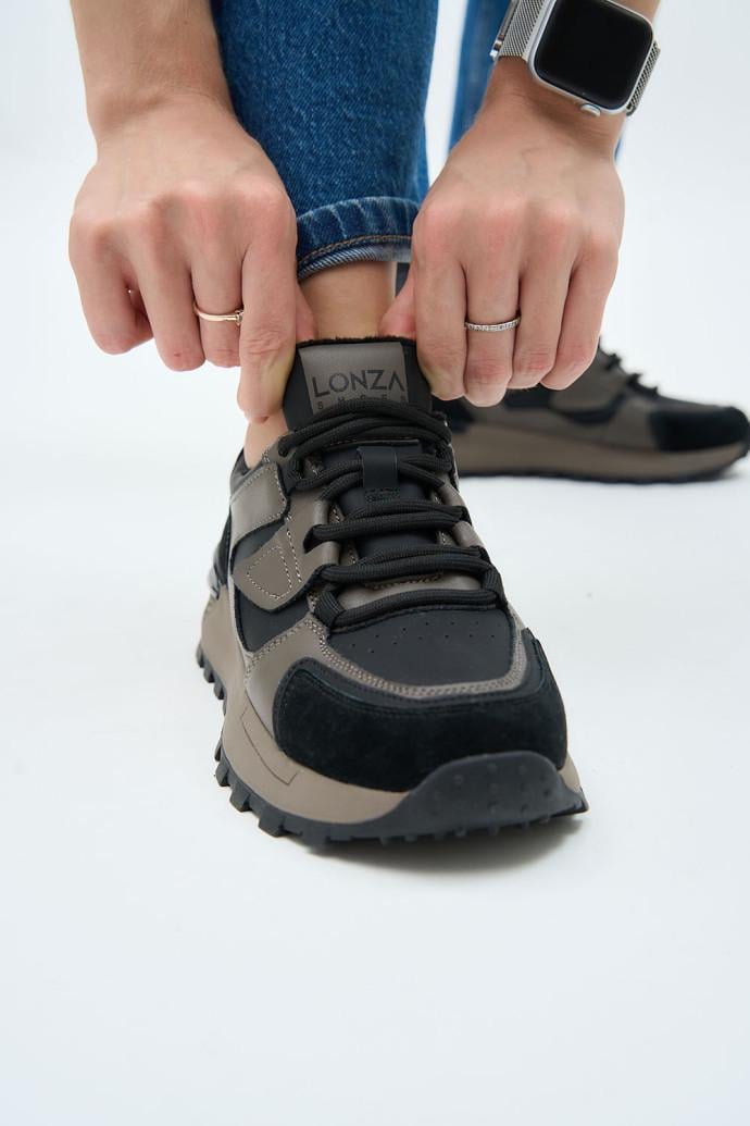 Кросівки жіночі LONZA р. 38 Чорний (181037) - фото 2 Кросівки жіночі LONZA р. 38 Чорний (181037) - фото 2