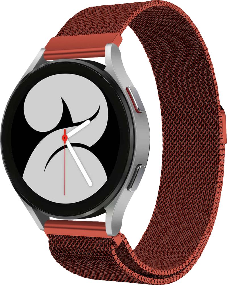 Ремешок Миланская Петля Milano для Galaxy Watch 4 40 мм Red (22934-2D)